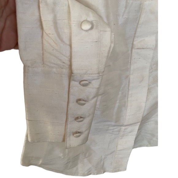 Jovani Button Down Ivory Shirt - Picture 3 of 5